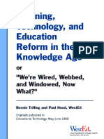 Learning Technology and Education Reform in The Knowledge Age