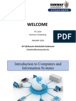 Week 1 Chap1-Introduction to Computers and Information Systems