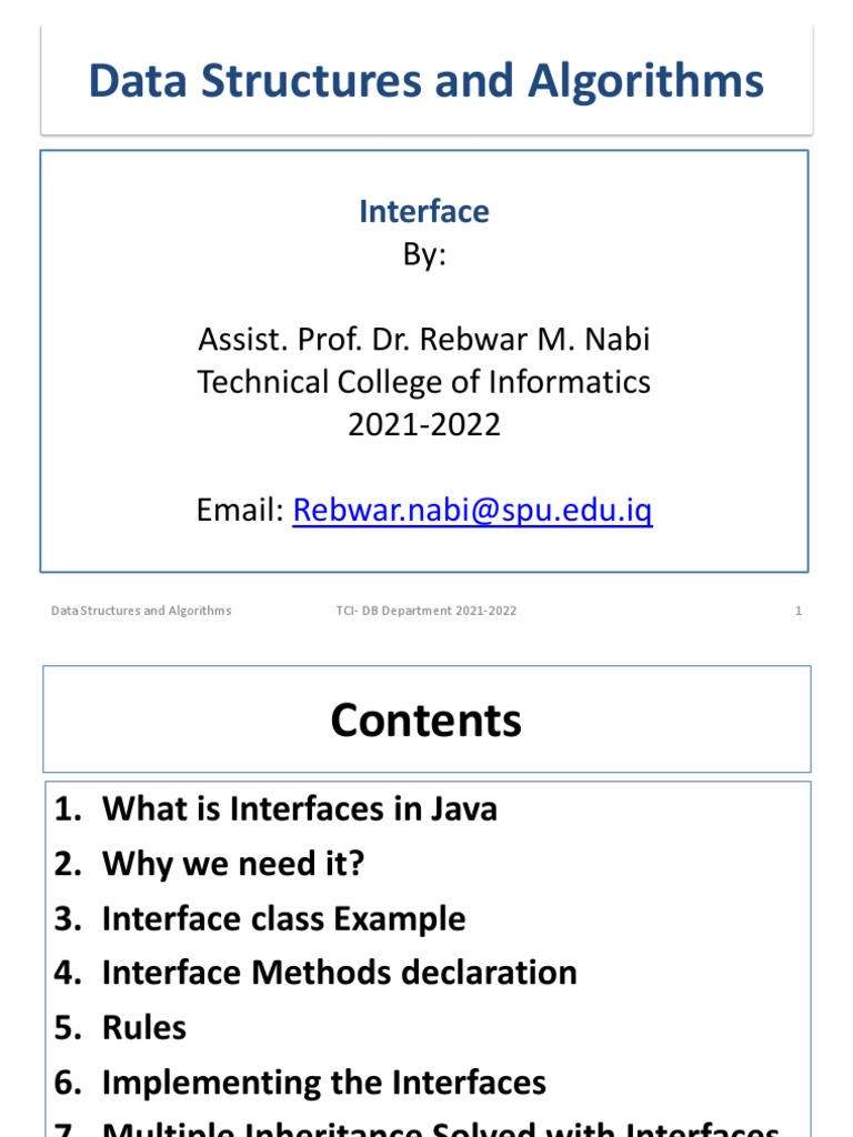 Interfaces | Download Free PDF | Class (Computer Programming) | Method ...