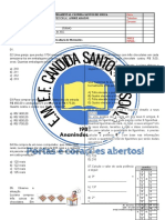 Prova 3 Etapa - 3º Bimestre - Potência e Operações