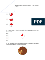 Simulado de Matemática - 4º Bimestre - 3 Etapa - Frações