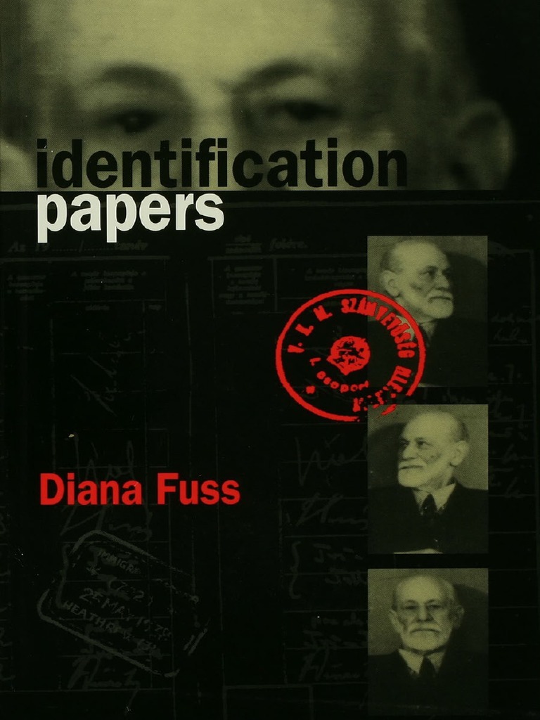 Identification papers by diana fuss pdf psychoanalysis sigmund freud