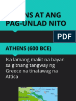 Athens at Ang Pag-Unlad Nito