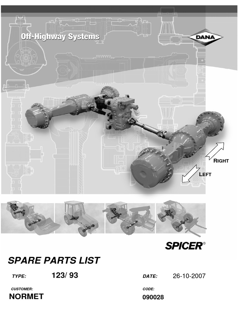 Spare Parts List: Type: Date | PDF