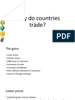 Why countries trade: Lower costs and greater choice