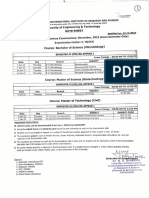 FET PSC & Supplementary Date Sheet Dec 22 (Even Sem)