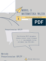 Modul 5 X Mat (W)