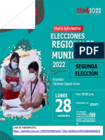 Charlas Informativas - Voto Informado