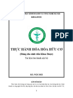 Bài Giảng Thực Hành Hóa Hữu Cơ - Sinh Viên