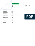 Sample of Income Statement