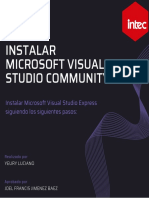 Pasos para Instalar Visual Studio PDF