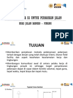 Aplikasi Difa SS Pada Ruas Jalan Bangko - Pinang