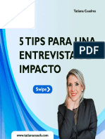 5 Tips para Una Entrevista de Impacto