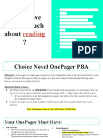 Choice Novel OnePager PBA