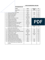 Section 12-Hyd. Component List