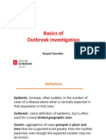 Oubreak Investigation - 1 Jun 2021