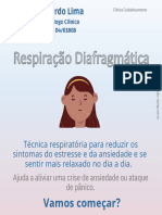 Técnica respiratória para relaxamento e ansiedade