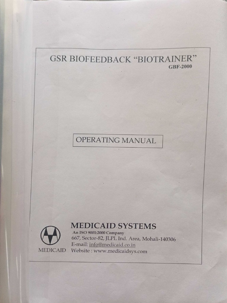 GSR Bio Feedback | PDF