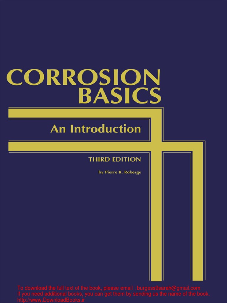 Corrosion basics an introduction 3rd edition pdf corrosion rust