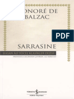 Balzac Sarrasine 