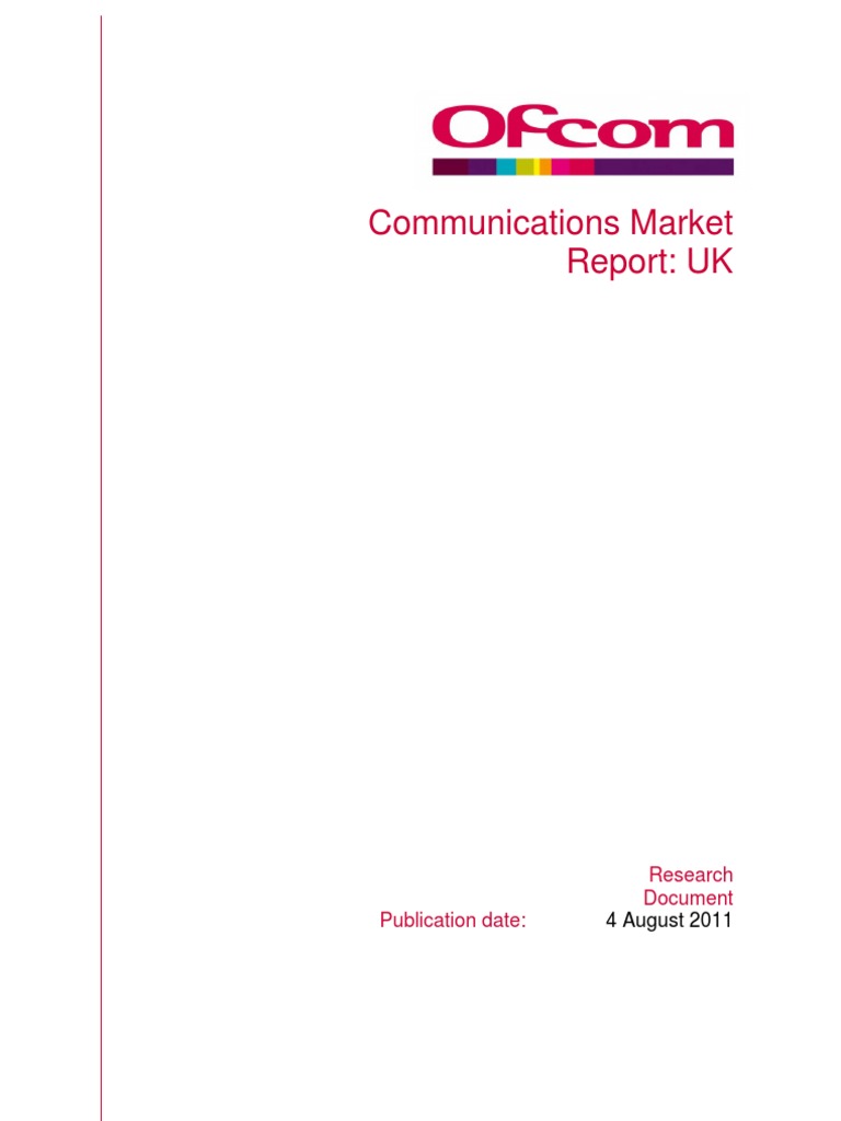 Ofcom Mobile Use Report UK | PDF | Mobile Phones | Internet Access