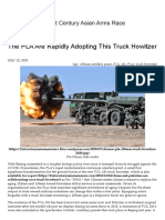 PLA Rapidly Adopts 155mm Truck Howitzer PCL-181