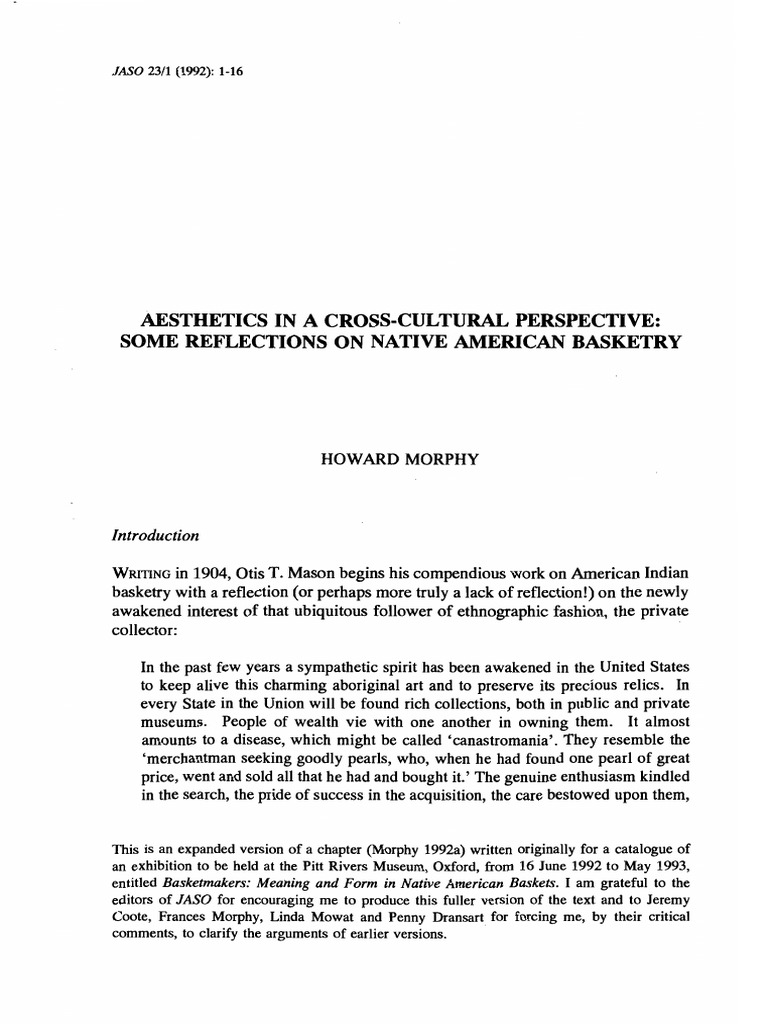 (1992) Aesthetics in A CrossCultural Perspective Some Reflections On(00)