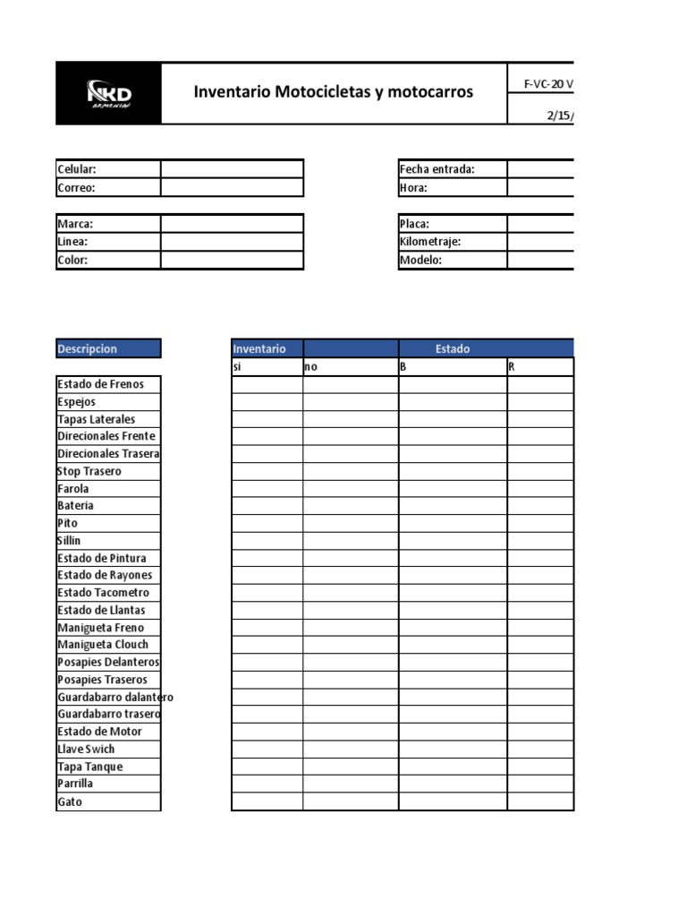 Carta De Inventario Pdfcarta De Inventario