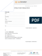 Contrat de Formation Nextformation - Développement Web Et Web Mobile - Dwwm-0123-Rep