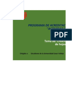 Sesion 06-Creacion y Administracion de Hojas