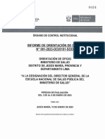 Informe 2 Designacion Del Director de La Ensp