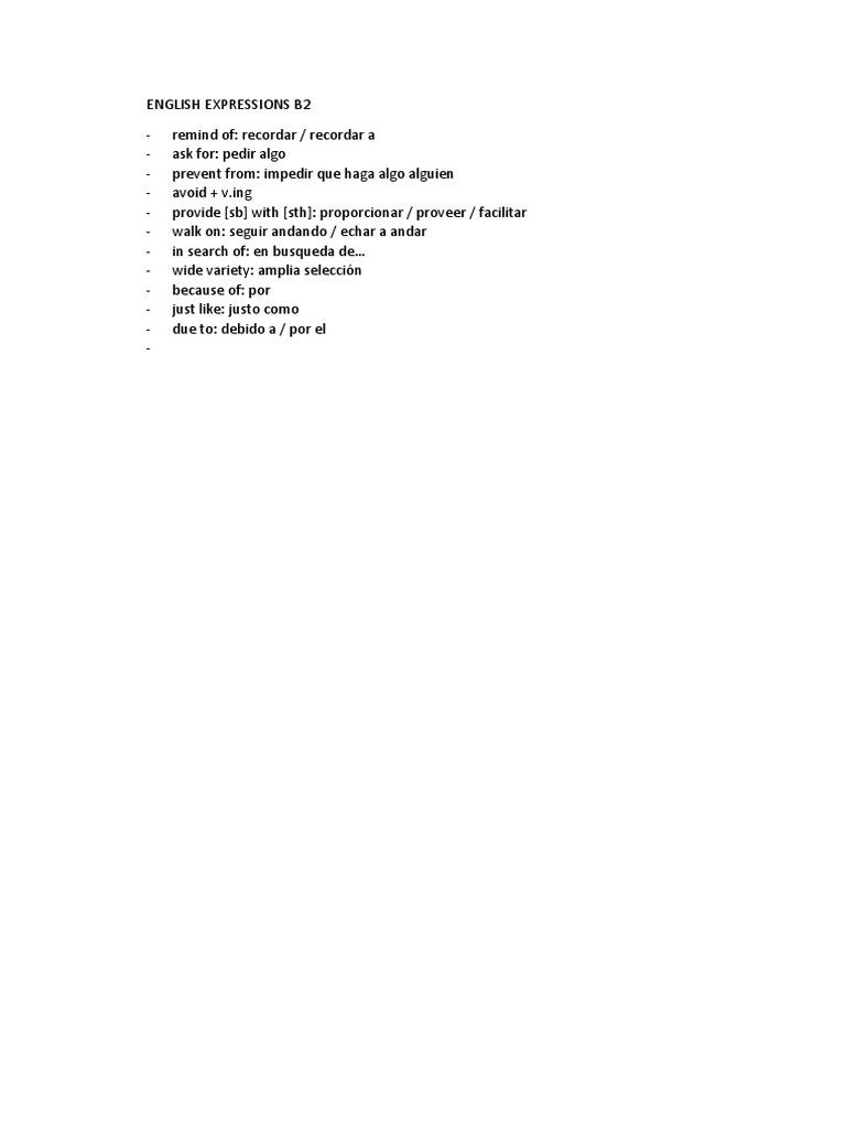 English Expressions b2 | PDF