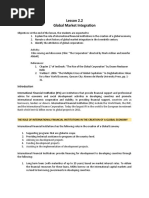 Lesson 2.2 Market Integration