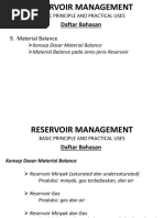 Reservoir Management Bab 9 Material Balance