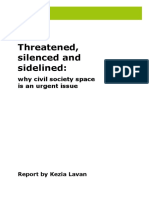 Threatened Silenced and Sidelined Version With Cover