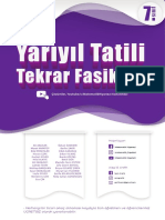 7.sınıf Yarıyıl Tekrar Fasikülü