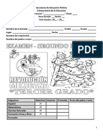 Examen Tercer Grado Bloque 2