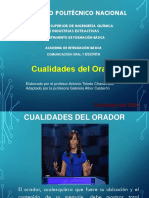 Cualidades Del Orador