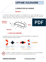 1 - 1 LE CHAUFFAGE CULINAIRE