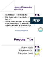 Research Topic Approval Presentation Instructions