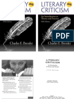 Literary Criticism An Introduction To Theory and Practice by Charles E. Bressler
