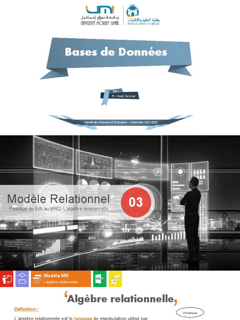 Introduction à l'Algèbre Relationnelle | PDF | Base de données ...