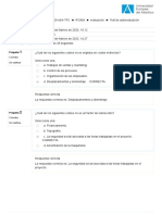 Auto Avaliação IP2904 - Costes y Programas