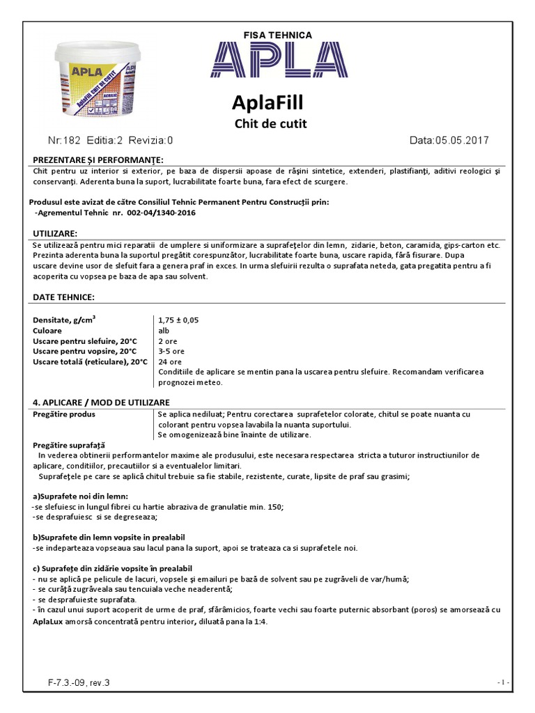 Ft aplafill chit de cutit 3 pdf