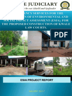 ESIA Project Report for Proposed Kwale Law Courts Construction