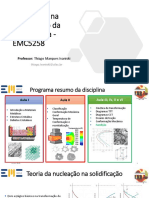 Aula - Thiago - Nucleação - Homogenea - Heterogenea by Prof. Dr. Thiago Ivaniski