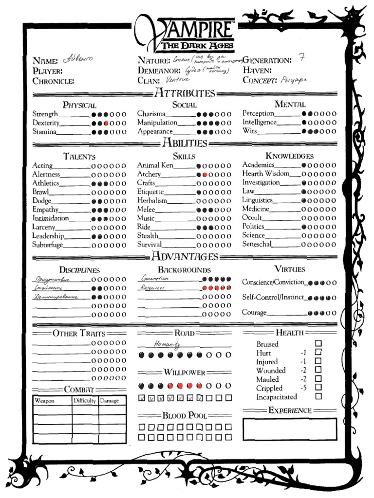 Dark Ages - Vampire | PDF