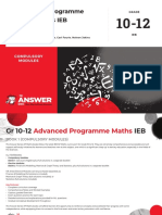 GR 10 12 Adv Programme Maths IEB Book 1 Extracts