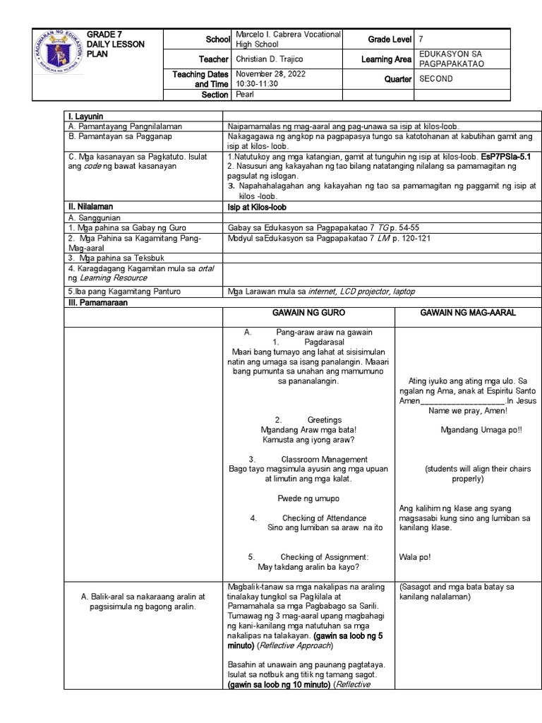 Grade 7 1 | PDF