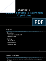 Chapter 3 - Simple Searching and Sorting